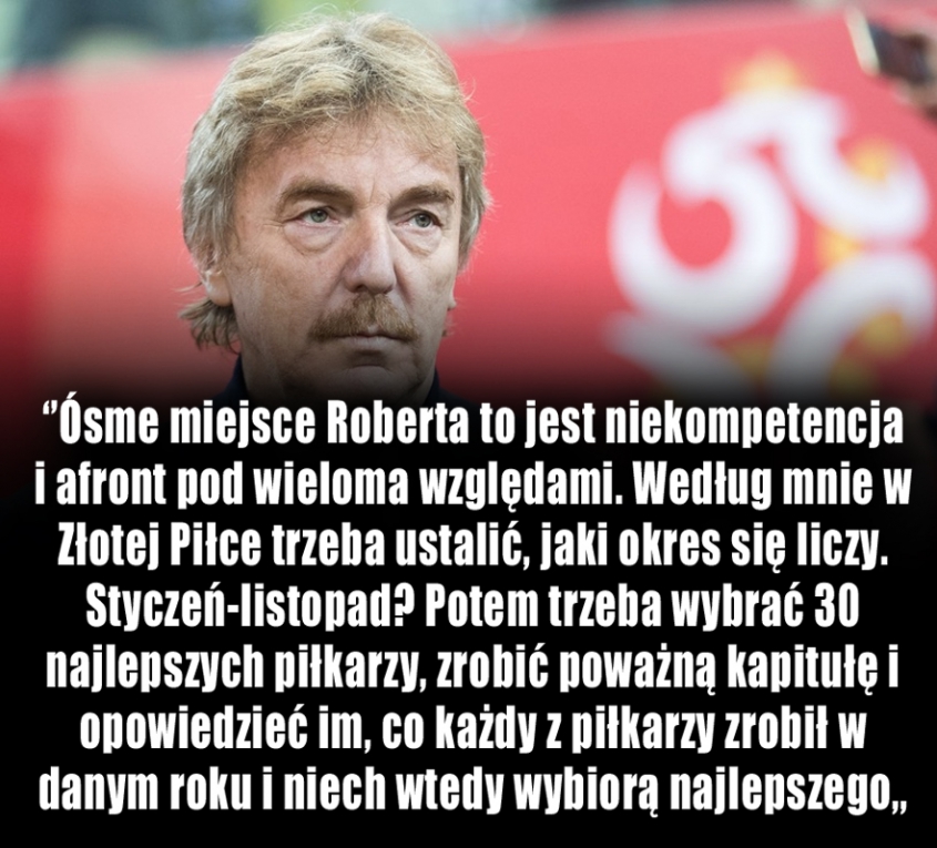 Zbigniew Boniek ma POMYSŁ na reformę Złotej Piłki